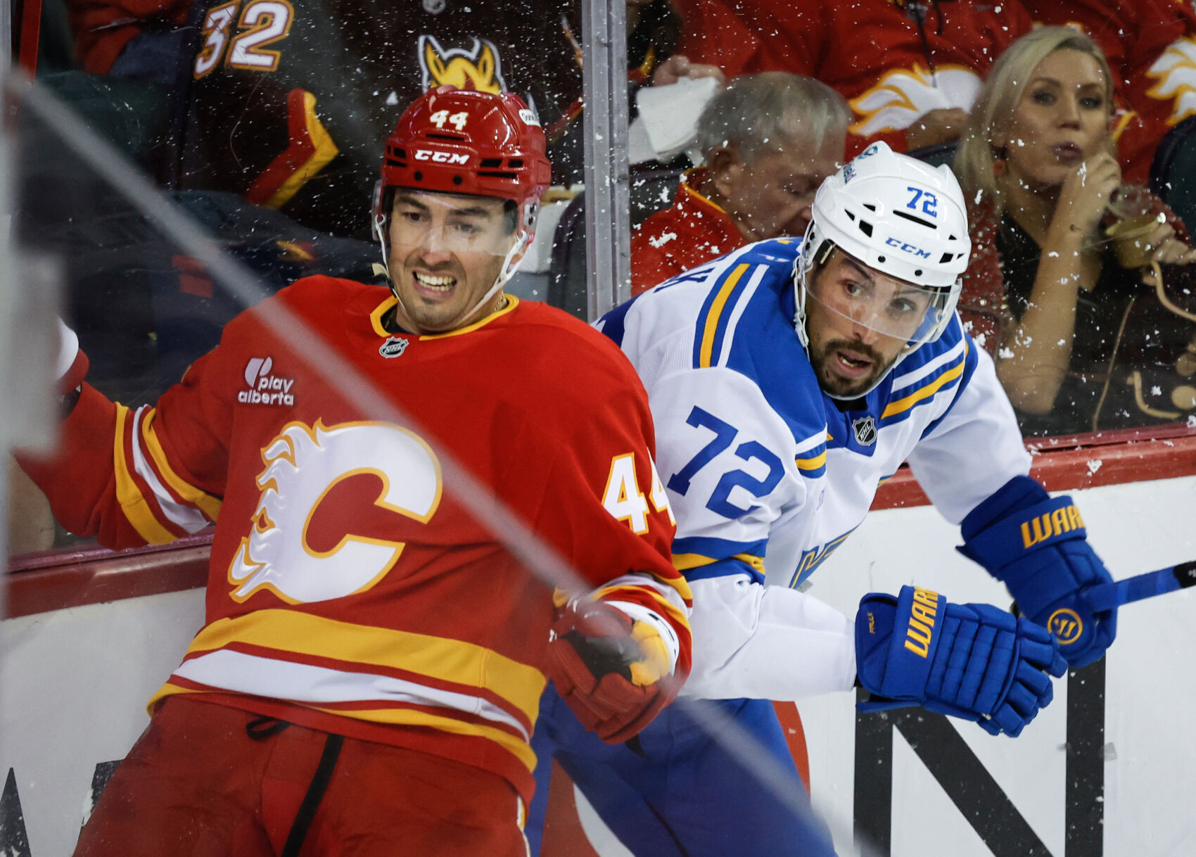 Blues Flames Hockey